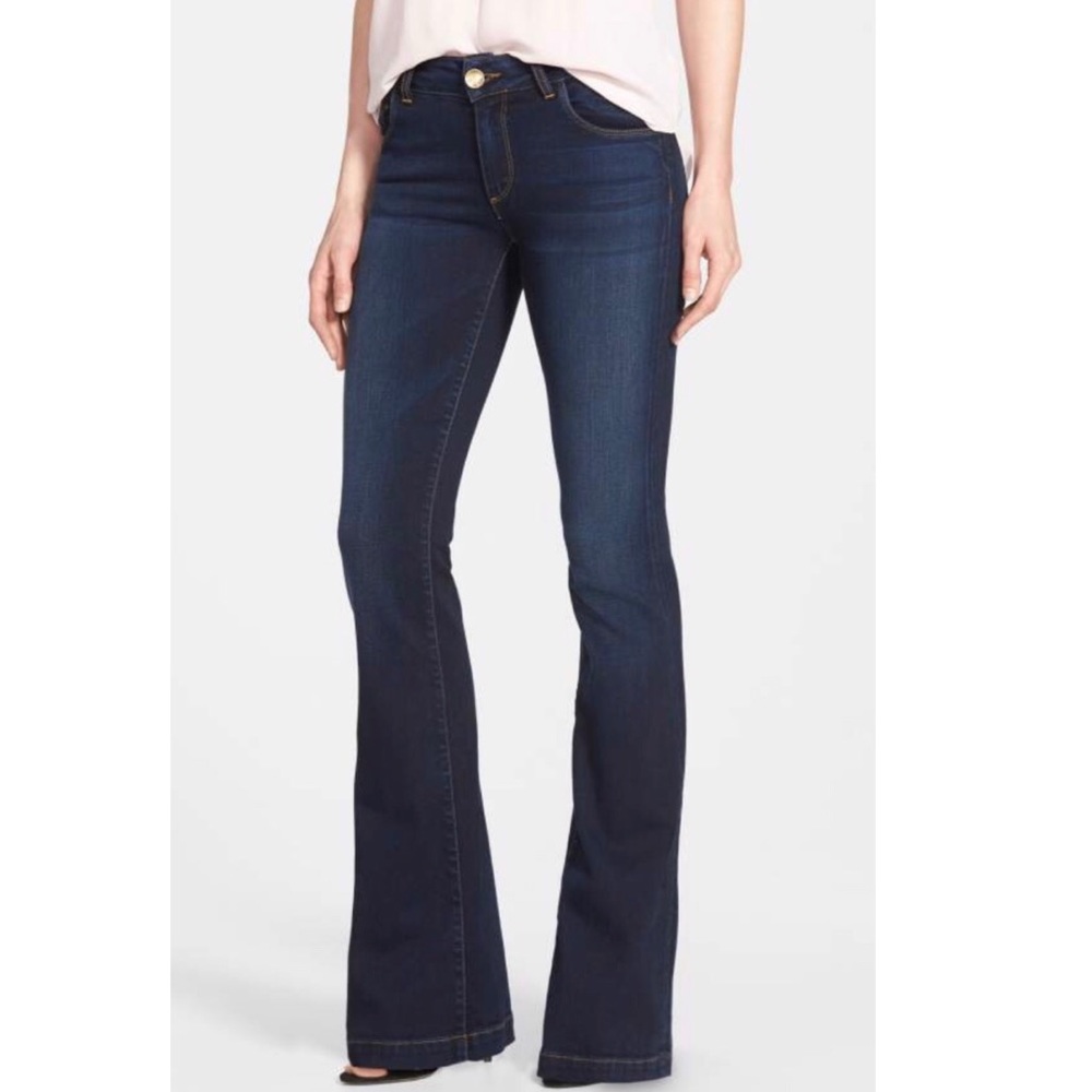 {KUT from the kloth} Chrissy flare jeans dark sz 2